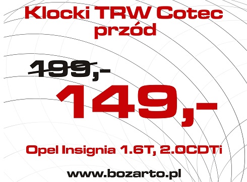 Super cena klocki TRW GDB1783