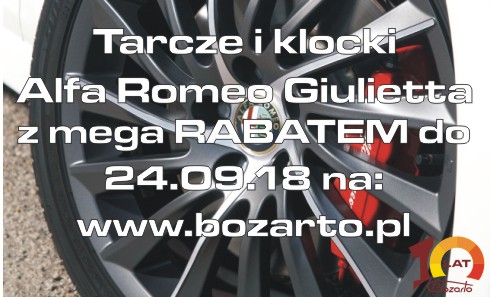 tarcze bozarto GTR Alfa Romeo Giulietta